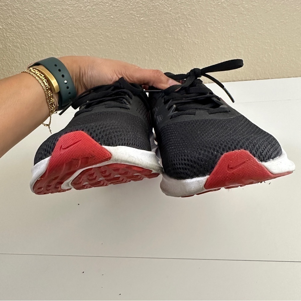 Nike Men's Downshifter 11 Black/Red-White Style CW3411-005 Shoes sz 9.5 - Picture 13 of 14